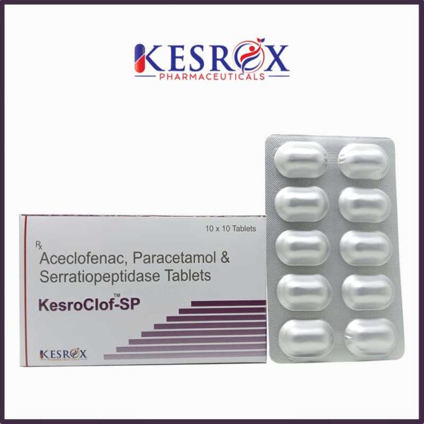 ACECLOFENAC-PARACETAMOL-SERRATIOPEPTIDASE-TABLETS